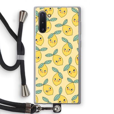 Citroenen: Samsung Galaxy Note 10 Transparant Hoesje met koord