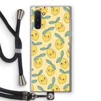 Citroenen: Samsung Galaxy Note 10 Transparant Hoesje met koord