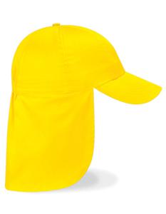 Beechfield CB11b Junior Legionnaire Style Cap - Yellow - One Size
