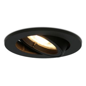 HOFTRONIC™ Dimbare LED inbouwspot Oslo 5 Watt zwart kantelbaar 2700K
