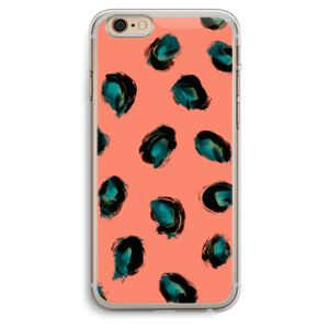 Pink Cheetah: iPhone 6 Plus / 6S Plus Transparant Hoesje