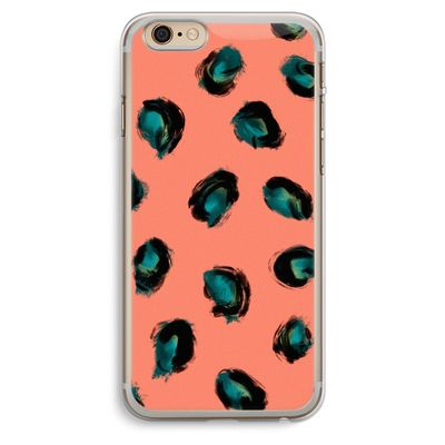 Pink Cheetah: iPhone 6 Plus / 6S Plus Transparant Hoesje
