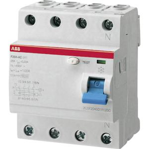 ABB 2CSF204101R1250 ABB Stotz S&J Aardlekschakelaar A 4-polig 25 A 0.03 A 230 V/AC, 400 V/AC