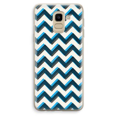 Onderbroken lijn: Samsung Galaxy J6 (2018) Transparant Hoesje