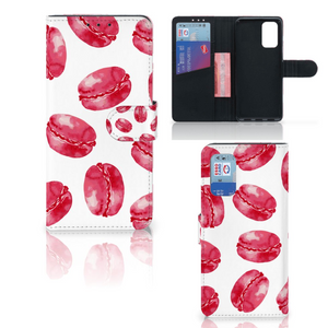 Samsung Galaxy A32 4G Book Cover Pink Macarons