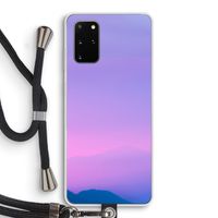 Sunset pastel: Samsung Galaxy S20 Plus Transparant Hoesje met koord