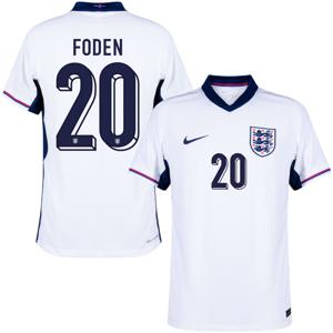 Engeland Dri-Fit ADV Match Shirt Thuis 2024-2025 + Foden 20