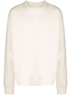 Jil Sander pull à effet brossé - Blanc