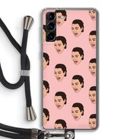 Ugly Cry Call: Samsung Galaxy S21 Plus Transparant Hoesje met koord