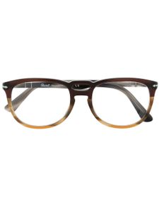 Persol lunettes de vue à monture ronde - Marron