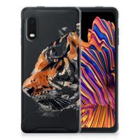 Smartphone hoesje Samsung Xcover Pro Watercolor Tiger