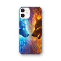 Fire & Ice: iPhone 12 Transparant Hoesje