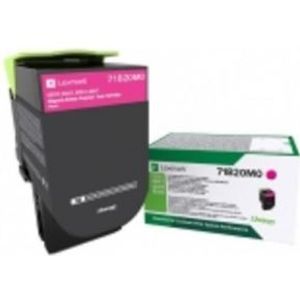Lexmark 71B20M0 Lasertoner 2300pagina's Magenta toners & lasercartridge