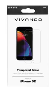 Vivanco SPGLASVVIPHSE Screenprotector (glas) Apple iPhone se (2. generace) 1 stuk(s) 61718