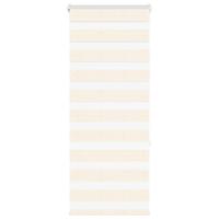 VidaXL Zebra blind 55x150 cm stofbreedte 50,9 cm polyester marmerbeige