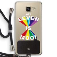 Het Leven Is Mooi: Samsung Galaxy A5 (2016) Transparant Hoesje met koord