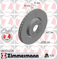 Remschijf COAT Z 400554220