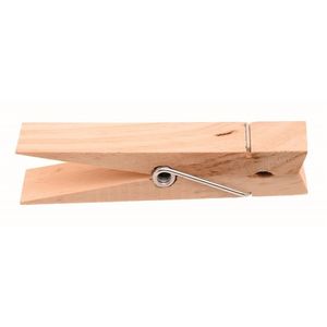 Mega houten wasknijpers 15 cm