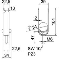 OBO Bettermann 1186430 Beugelklem 1 stuk(s)