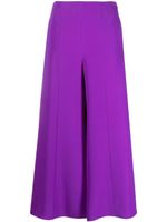 Valentino Garavani pantalon évasé à taille haute - Violet - thumbnail