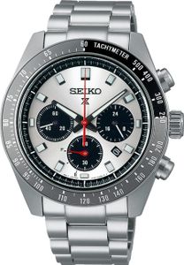 Seiko SSC911P1 Horloge Prospex Solar Chronograaf saffierglas zilver wit 41,4 mm