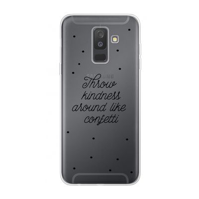 Confetti: Samsung Galaxy A6 Plus (2018) Transparant Hoesje