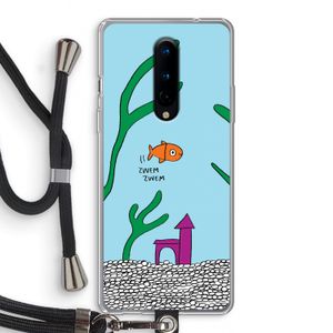 Aquarium: OnePlus 8 Transparant Hoesje met koord