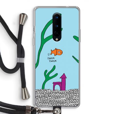 Aquarium: OnePlus 8 Transparant Hoesje met koord