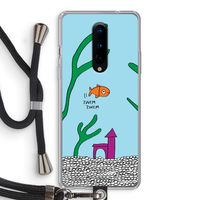 Aquarium: OnePlus 8 Transparant Hoesje met koord