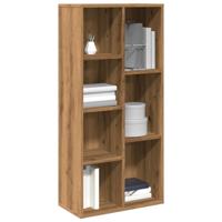 Boekenkast 50x25x104 cm artisanaal eikenkleur