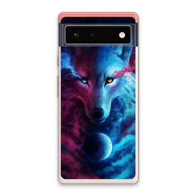 Where Light And Dark Meet: Google Pixel 6 Transparant Hoesje