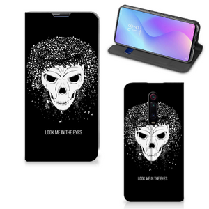 Mobiel BookCase Xiaomi Redmi K20 Pro Skull Hair