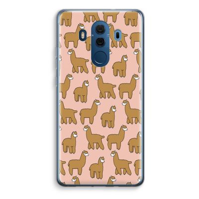 Alpacas: Huawei Mate 10 Pro Transparant Hoesje