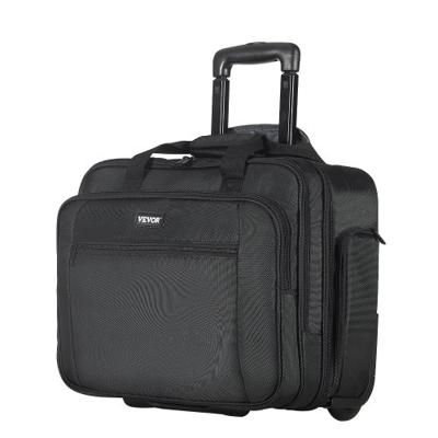 VEVOR Laptop Notebook Trolley Aktetas Notebooktas 450x210x370mm Zwart