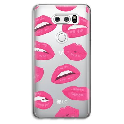 Bite my lip: LG V30 Transparant Hoesje