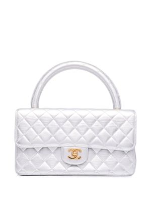 CHANEL Pre-Owned sac à main matelassé à losanges (1992) - Argent
