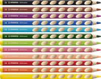 STABILO EASYcolors, ergonomisch kleurpotlood, linkshandig, extra dikke 4.2 mm kern, etui met 12 kleuren - thumbnail