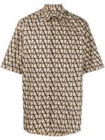 Valentino Garavani chemise à motif monogrammé - Tons neutres