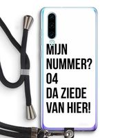 Da ziede van hier: Huawei P30 Transparant Hoesje met koord