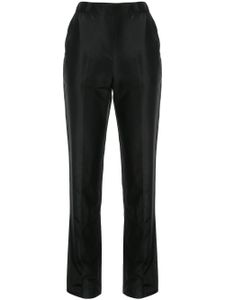 Macgraw pantalon en soie à taille haute - Noir