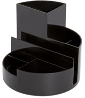 MAUL bureauorganizer pennenbak Roundbox Ø14x12.5cm, 7-vaks, 85% gerecycled kunststof zwart MAUL bureauorganizer pennenbak Roundbox Ø14x12.5cm, 7-vaks, 85% gerecycled kunststof zwart