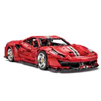 CaDA Master - Italian Red Supercar constructiespeelgoed C61043W, Schaal 1:8