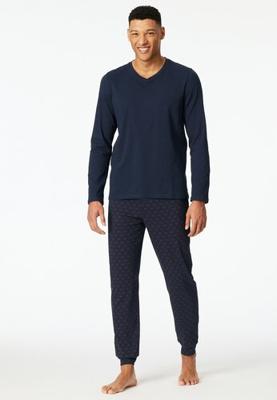 Schiesser Schiesser Heren Pyjama Long winered 181922 48/S