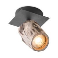 Home sweet home LED opbouwspot Wood - zwart Home sweet home LED opbouwspot Wood - zwart