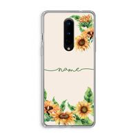 Zonnebloemen: OnePlus 8 Transparant Hoesje