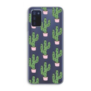 Cactus Lover: Samsung Galaxy A03s Transparant Hoesje