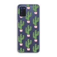 Cactus Lover: Samsung Galaxy A03s Transparant Hoesje