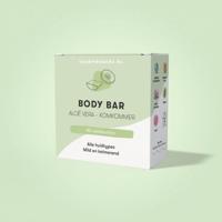 Shampoobars Body scrub bar aloe vera & komkommer