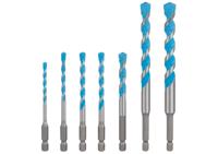 Bosch Accessoires 7-delige set Universeelboor HEX-9 MultiConstruction 4/5/6/8/10/12 - 2608902370 - thumbnail