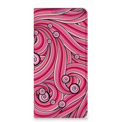 Motorola Moto G60s | Bookcase | Swirl Pink Motorola Moto G60s | Bookcase | Swirl Pink